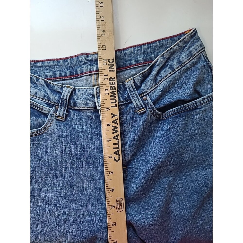 Wrangler Jeans Womens 7 Blue Straight Leg Stretch 5-Pocket 1018MWZSW 28x29 - Picture 10 of 14